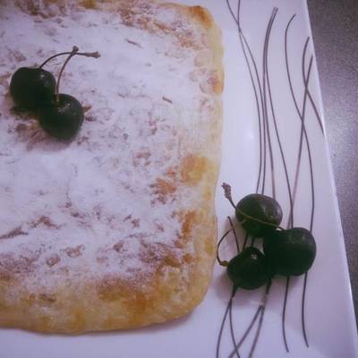  فطيرة بالسكر البودرة 