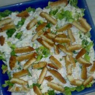  سلطة دجاج وزبادي 