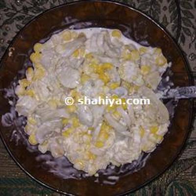  طريقة عمل سلطة الذرة والفطر 