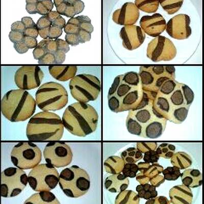  كوكيز الشوكولاته باشكال مختلفه 