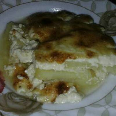  بطاطس بالكريمة والجبنة 