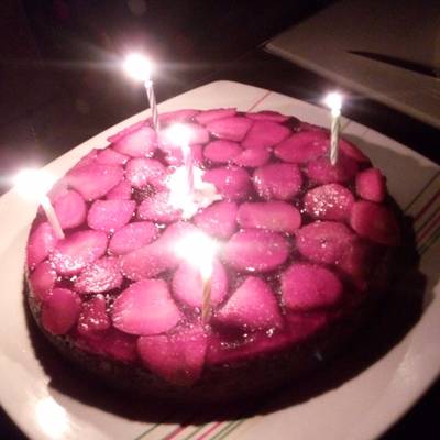  تورته جيلي الفراوله 