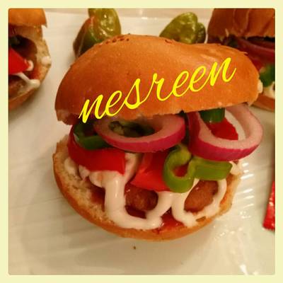  برجر الدجاج 