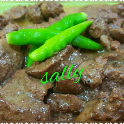  كبدة دجاج بالكريمة 