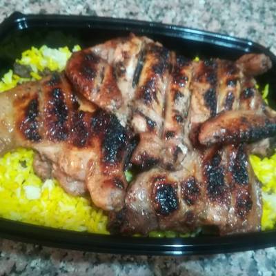  فراخ على الفحم 