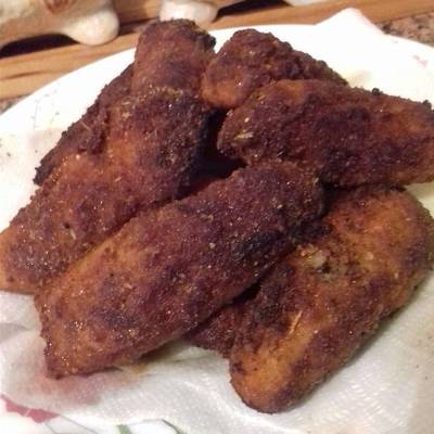  اصابع البطاطس باللحمه المفرومه والبقسماط 