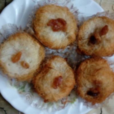  الكنافة بالمهلبية (قالب الكب كيك) 