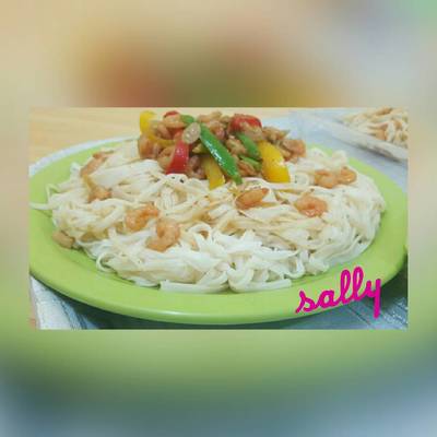  ارز صيني بالجمبري 