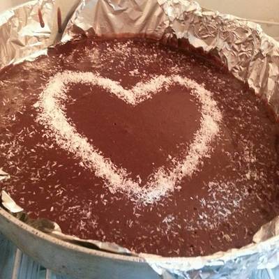  حلا الشوكولاته بزبدة الفول السوداني 