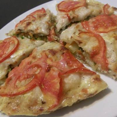  فطيره بالعيش السوري محشيه جبن 