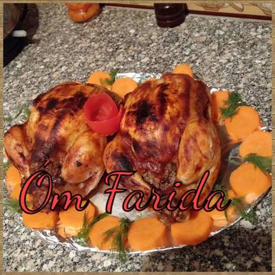  الفراخ المحشيه ارز 