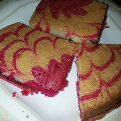  كيك ريد فلفت بحشوة مربي الفراوله ..طعم رووووعه 