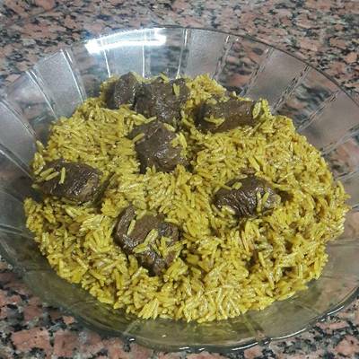  كبسة باللحمة 