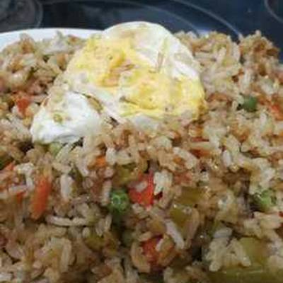  رز صينى بالخضار 