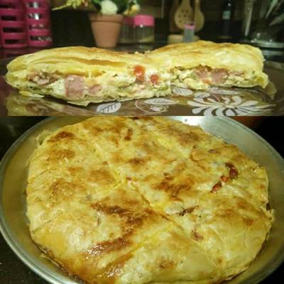  فطيرة جلاش الهوت دوج 