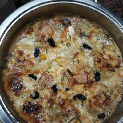  بطاطس باللحم البتلو و الوايت صوص 