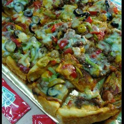  بيتزا بالخضروات ومشكلة جبن 