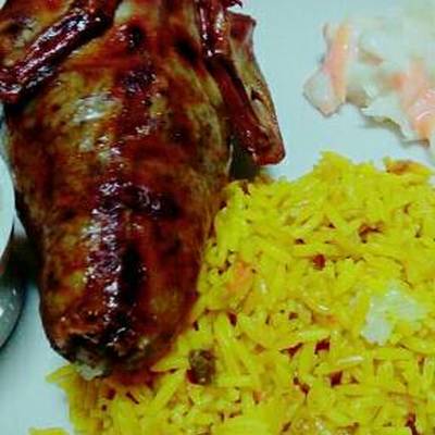  حمام محشي بالأرز و الشبت 