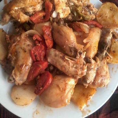  الدجاج في الفرن Pollo in forno 