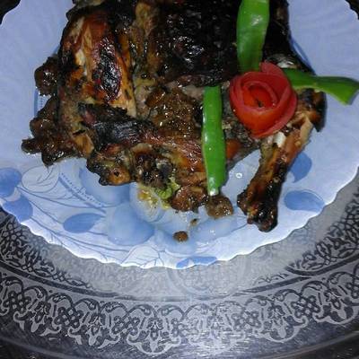  #غداء_سريع فرخة مشوية في كيس الفرن 