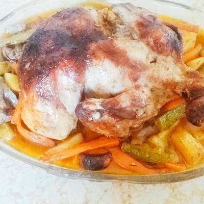  دجاج مشوي بالكيس الحراري 