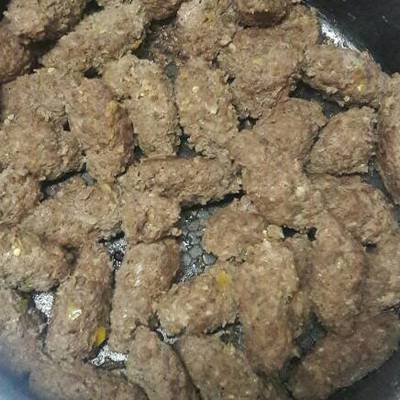  صينية كفتة بالفحم 