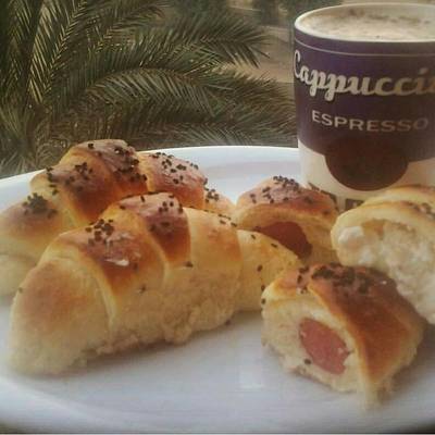  باتيه بالهوت دوج والجبن الرومى 