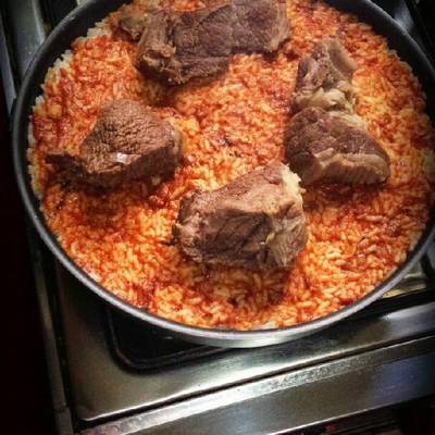  فته بالصلصه والثوم 