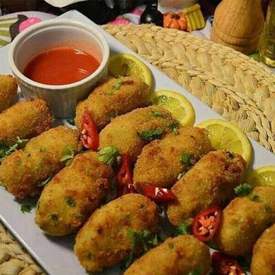  كفتة البطاطس بالدجاج 