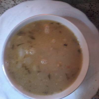  شوربة فريك بالسمن البلدي 