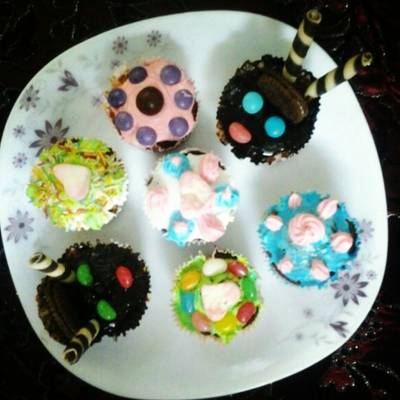  كب كيك بالشوكولاته 