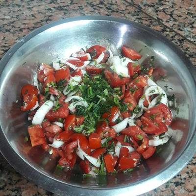  #موسم_الطماطم سلطة طماطم