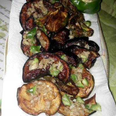  بذنجان مقلي بتتبيلتي الخاصه 