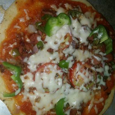  بيتزا بدون فرن 