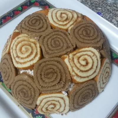  كيكه الايس كريم من غير تعب 