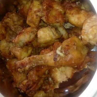  دجاج بالثوم وعصير الليمون 