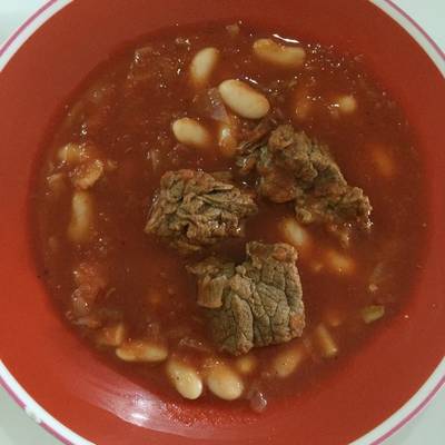  فاصوليا باللحمه