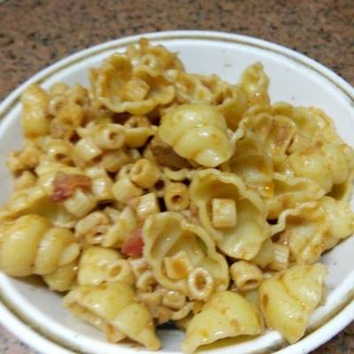  مكرونة بالتونه 