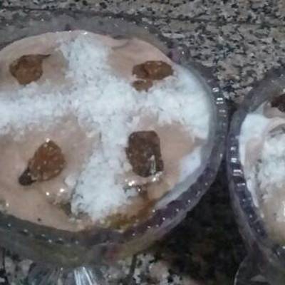  بطاطا بالكريمه والشوكولاته 