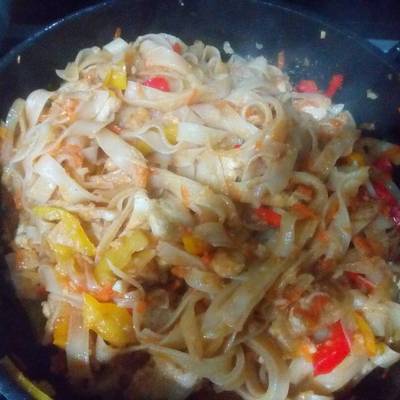  شعيرية الأرز بالدجاج و الخضروات 