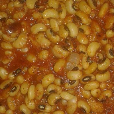  لوبيا بالصلصه 