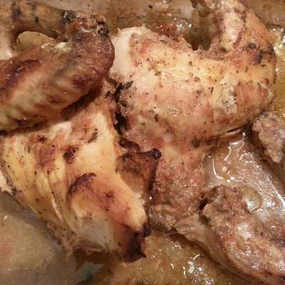  دجاج مشوي في الفرن 