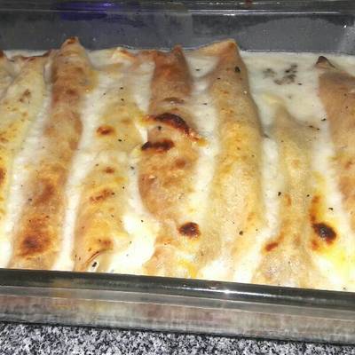  كريب بالبشاميل #أكلات_للعشاء 