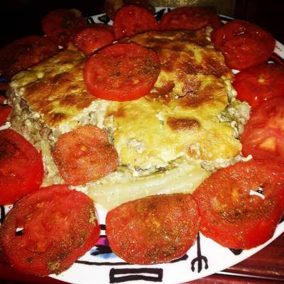  قرنبيط بالبشاميل 