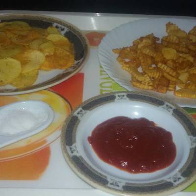  بطاطس فريسكس وشيبسي بطعم الفراخ 