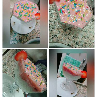  قنبلة الفواكه حلى كاسات 