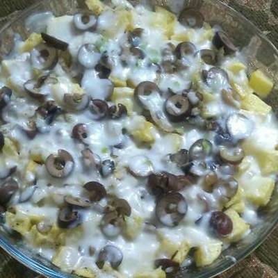  بطاطس بالموتزريلا 