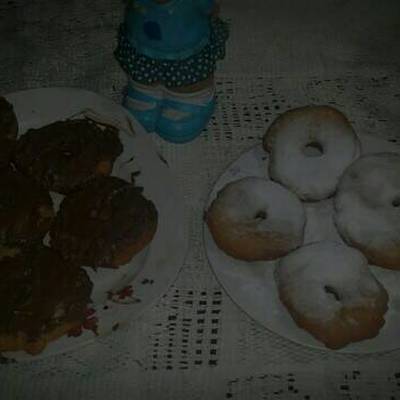  دوناتس سهل بعجينة العشر دقايق 