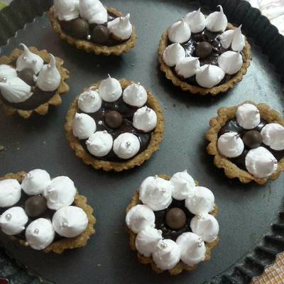  تارت بجناش الشوكولا 