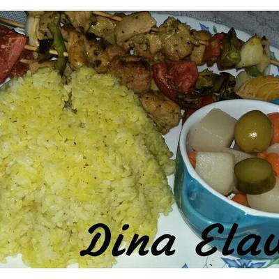  رز بالكارى والكركم 